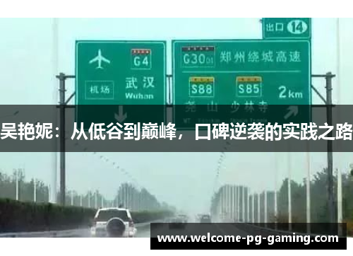 吴艳妮：从低谷到巅峰，口碑逆袭的实践之路