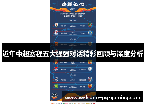近年中超赛程五大强强对话精彩回顾与深度分析